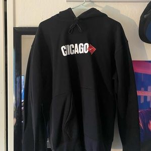 Nike Jordan Chicago Black Hoodie